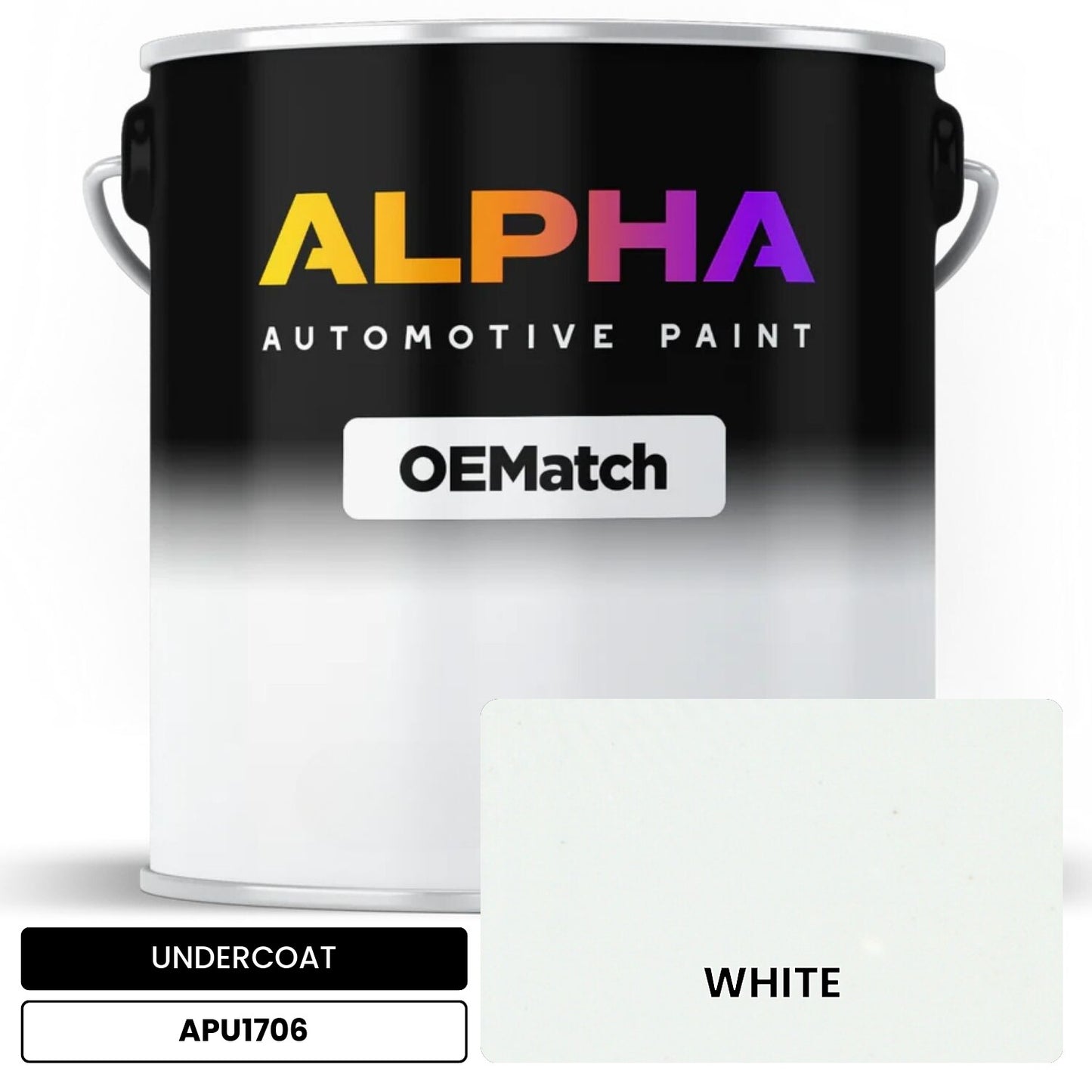 APAPU1706 WHITE OEMatch Automotive Undercoat