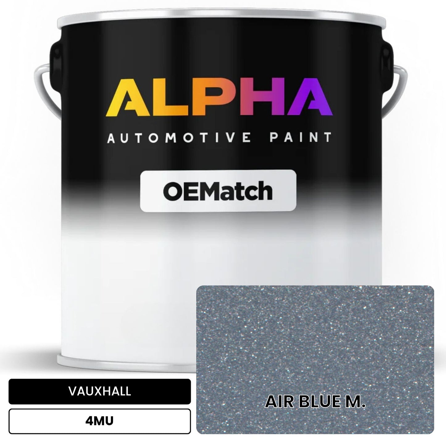 VAUXHALL AIR BLUE M. 4MU OEMatch Basecoat