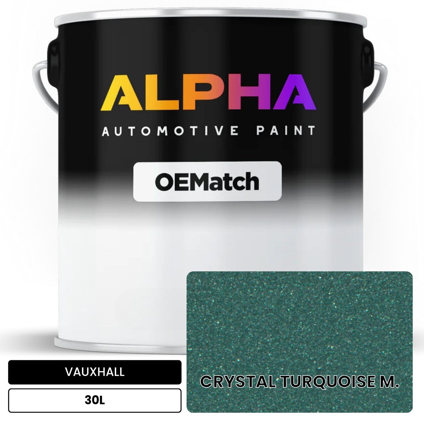 VAUXHALL CRYSTAL TURQUOISE M. 30L OEMatch Basecoat