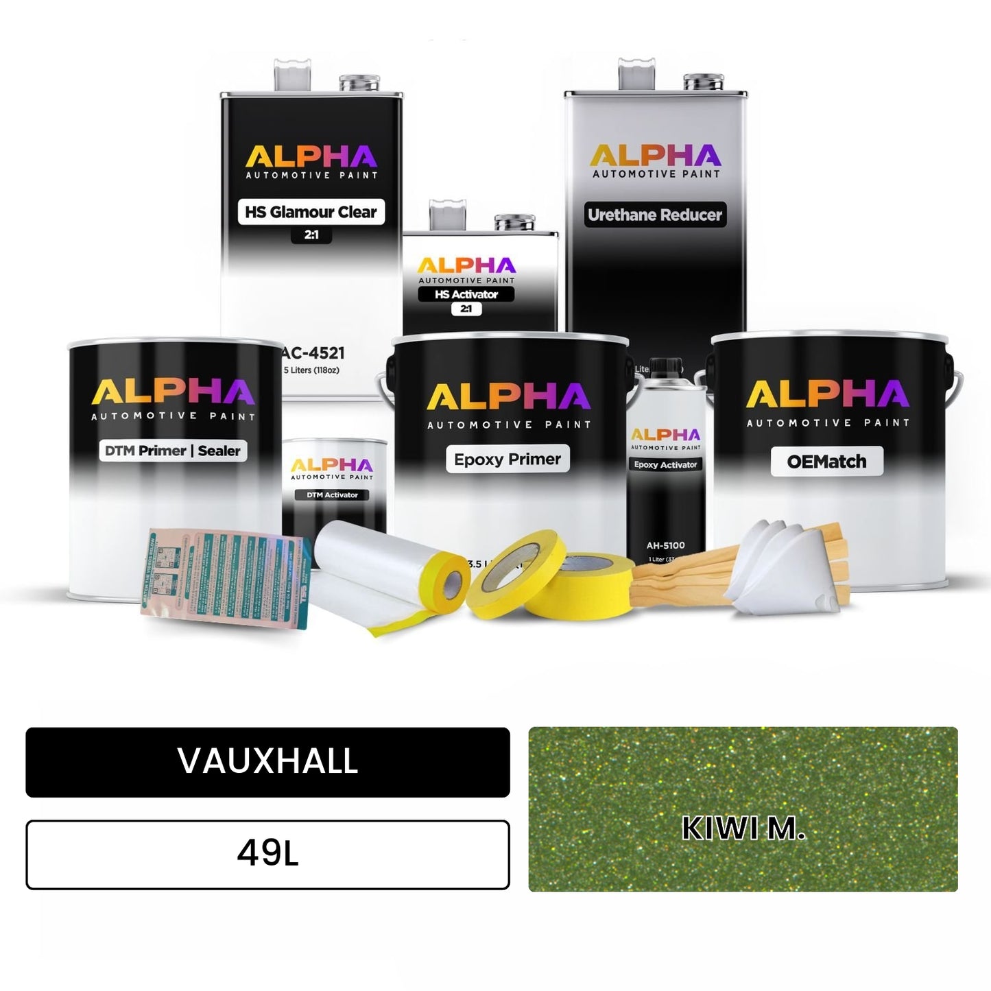 VAUXHALL KIWI M. 49L OEMatch Vehicle Paint Kit