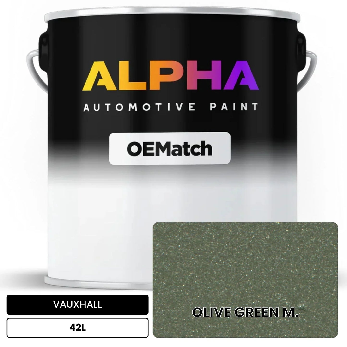 VAUXHALL OLIVE GREEN M. 42L OEMatch Basecoat
