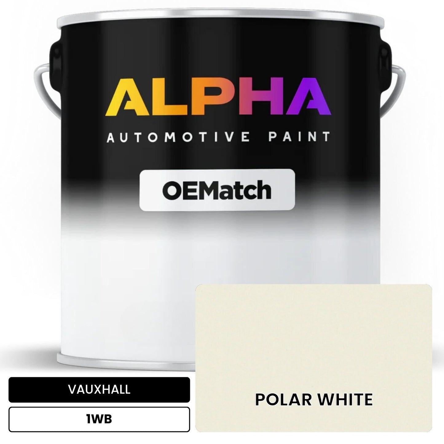 VAUXHALL POLAR WHITE 1WB OEMatch Basecoat