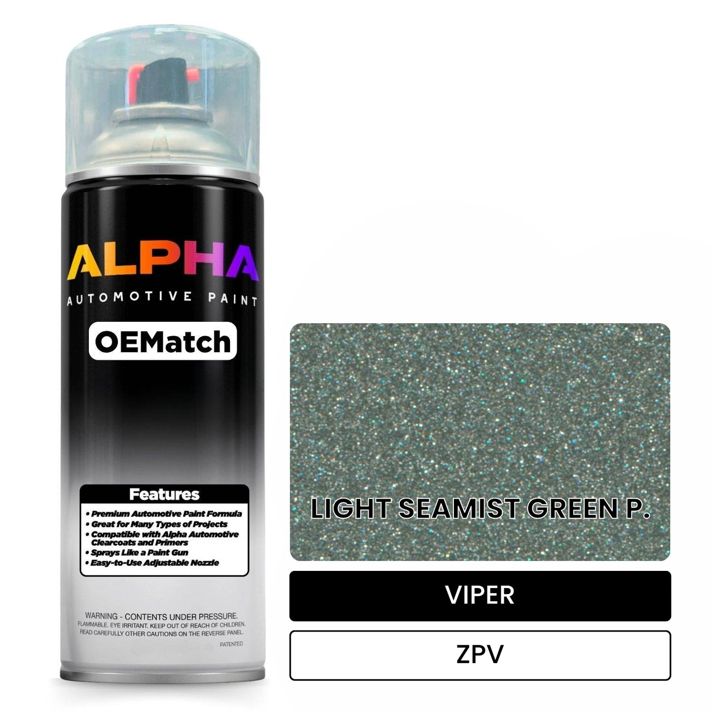 VIPER LIGHT SEAMIST GREEN P. ZPV OEMatch Spraycan