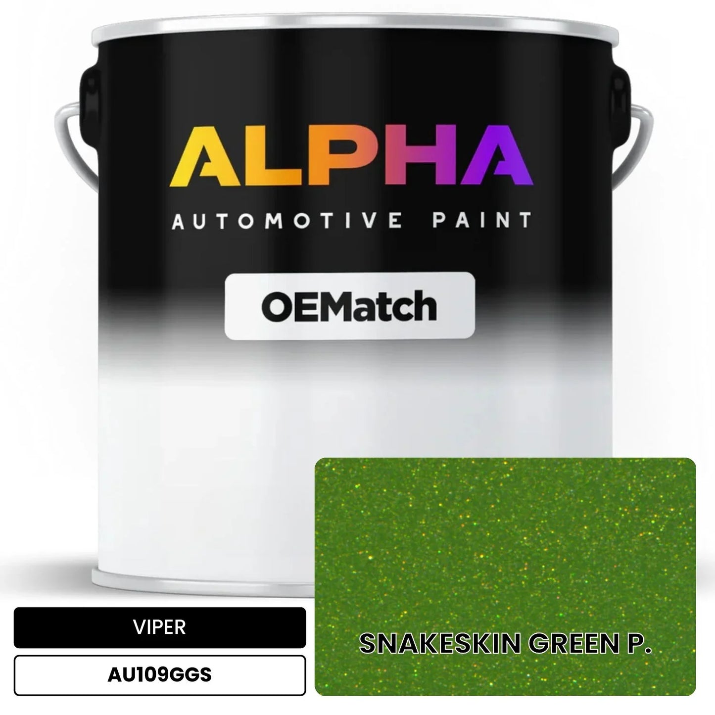 VIPER SNAKESKIN GREEN P. AU109GGS OEMatch Basecoat