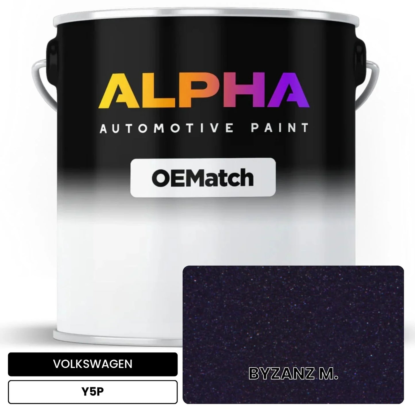 VOLKSWAGEN Byzance Metallic Y5P OEMatch Basecoat