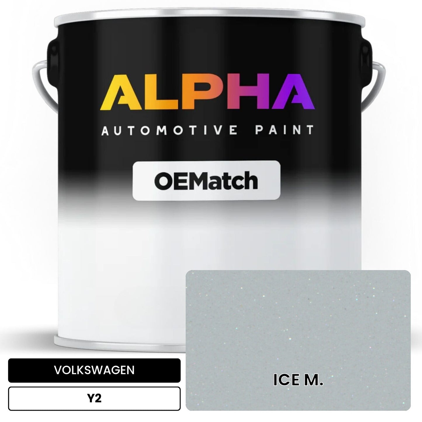VOLKSWAGEN Ice White Y2 OEMatch Basecoat
