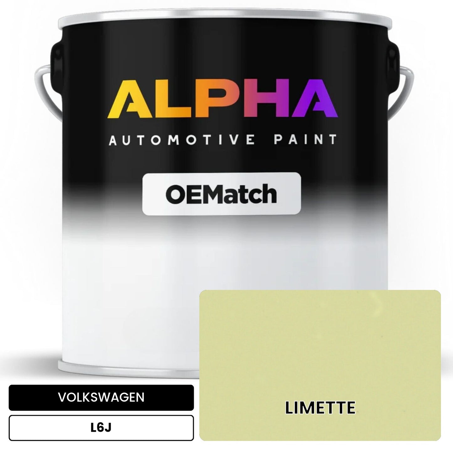 VOLKSWAGEN Lime Green L6J OEMatch Basecoat