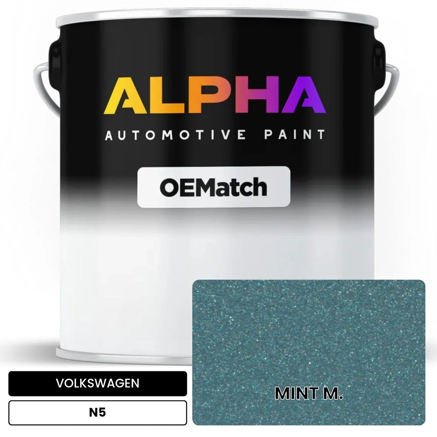 VOLKSWAGEN Mint Green Metallic N5 OEMatch Basecoat