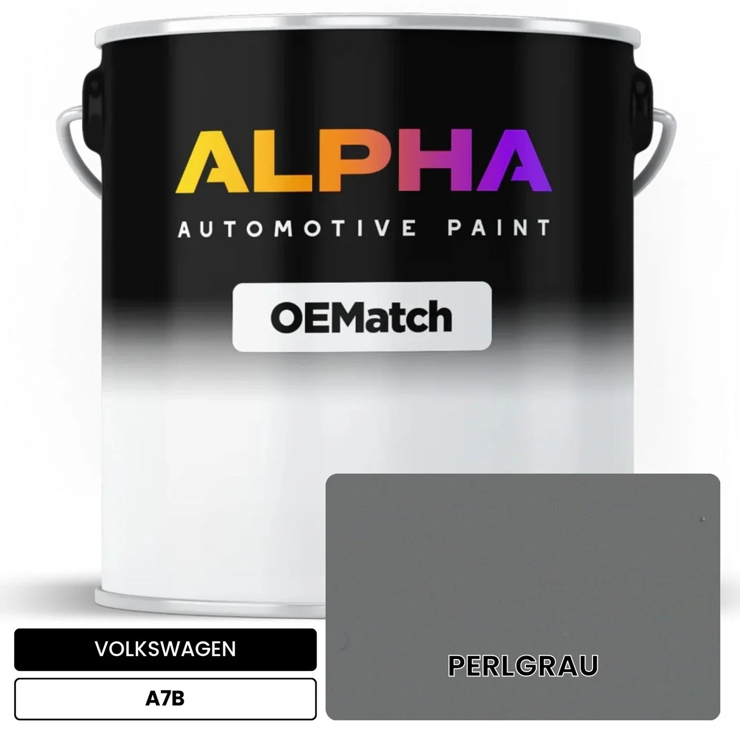 VOLKSWAGEN Pearl Gray A7B OEMatch Basecoat
