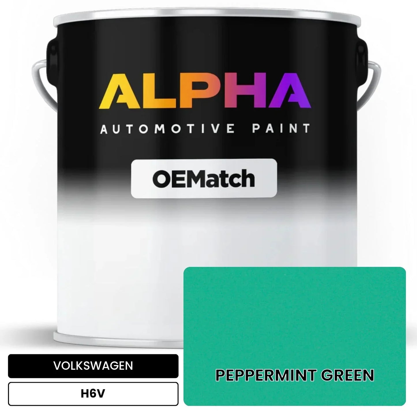 VOLKSWAGEN Peppermint Green H6V OEMatch Basecoat