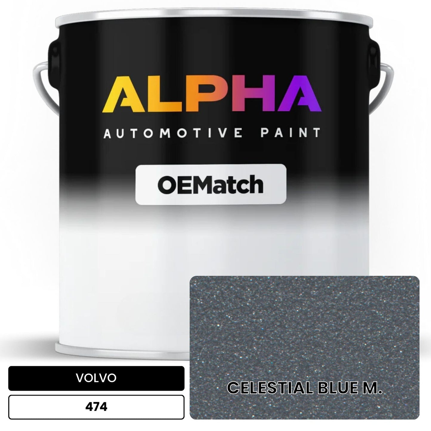 VOLVO CELESTIAL BLUE M. 474 OEMatch Basecoat