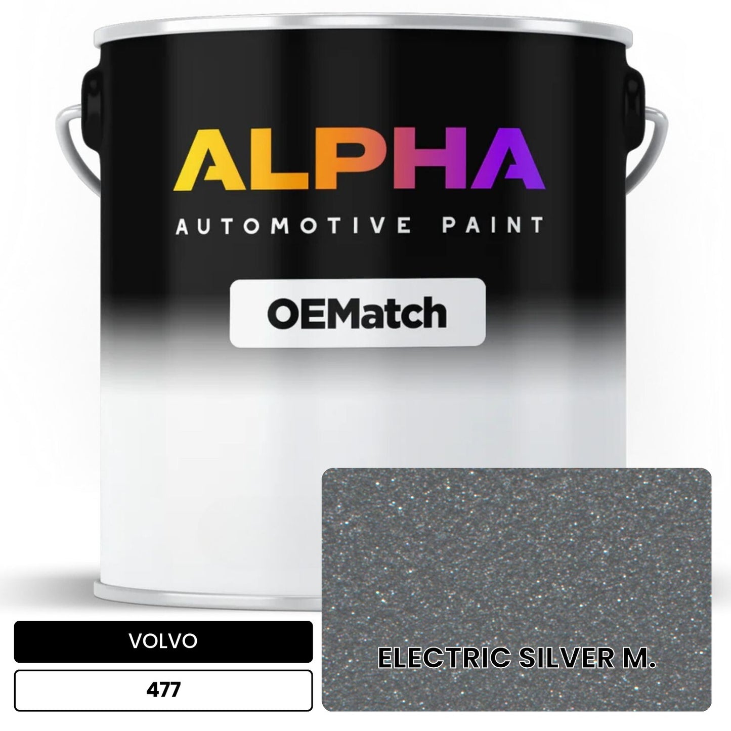 VOLVO ELECTRIC SILVER M. 477 OEMatch Basecoat