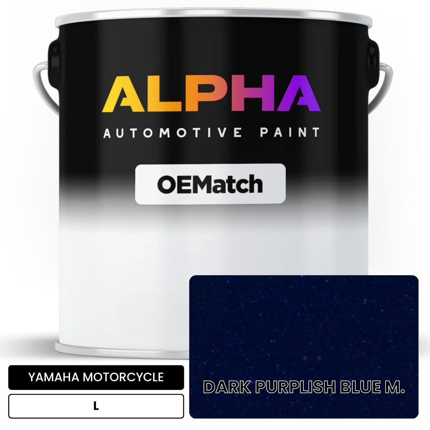 YAMAHA MOTORCYCLE DARK PURPLISH BLUE M. L OEMatch Basecoat