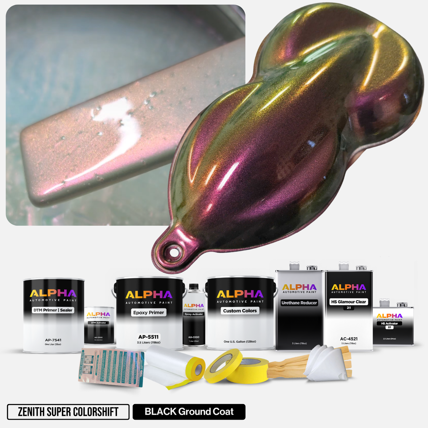 Zenith over Black Vehicle Paint Kit