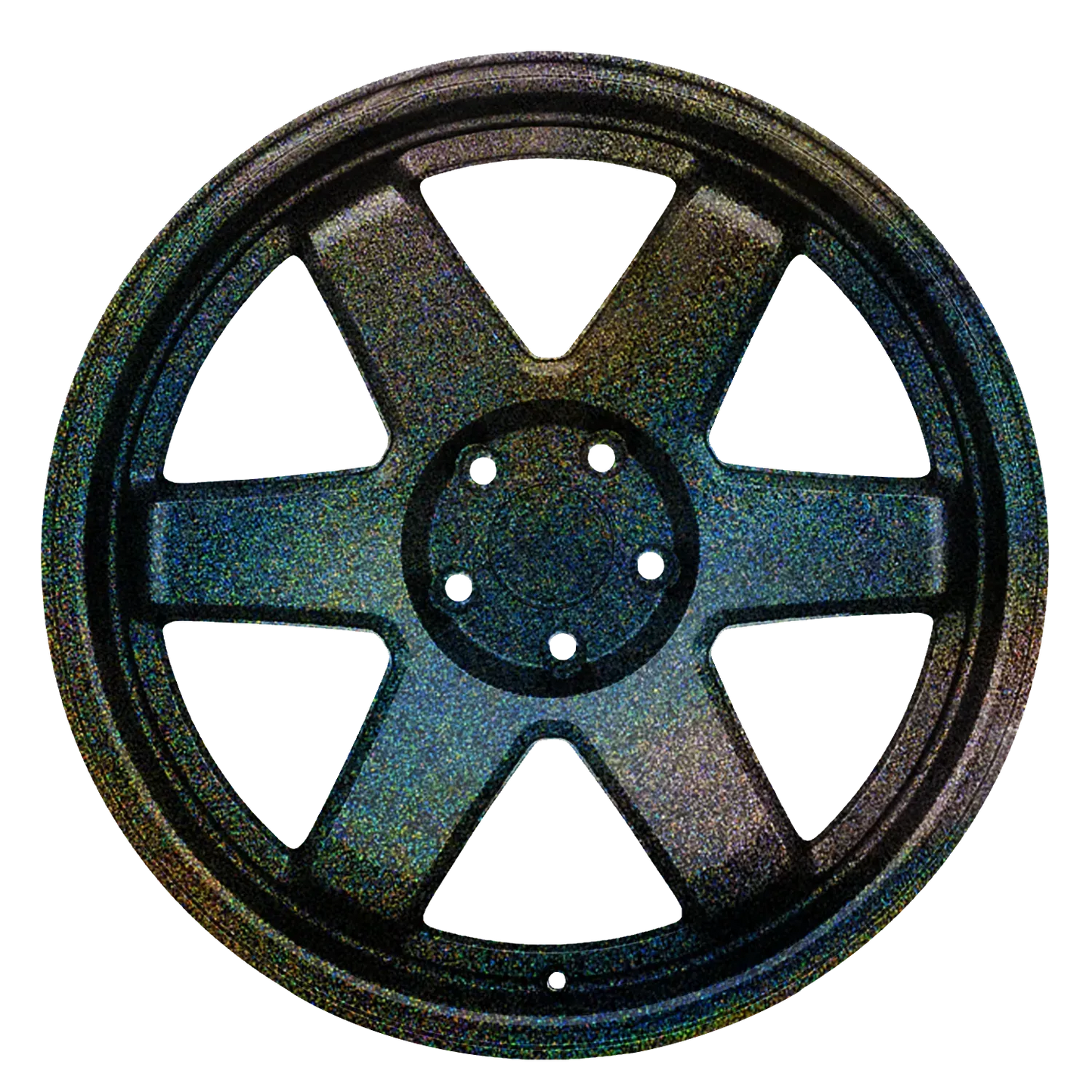 Silver Holographic Wheel Paint Kit