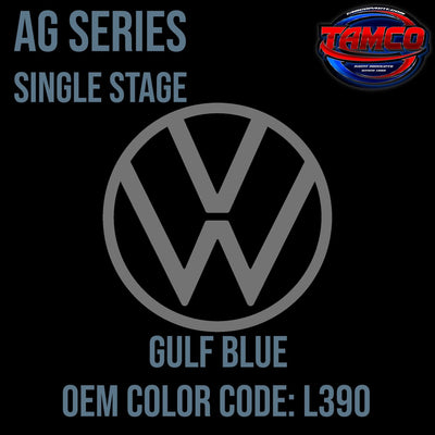 Volkswagen Gulf Blue | L390 | 1960-1964 | OEM AG Series Single Stage - The Spray Source - Tamco Paint Manufacturing