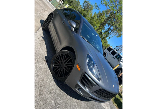Aston Martin Xenon Grey Met Paint Job: 2015 Porsche Macan DIY Build Guide
