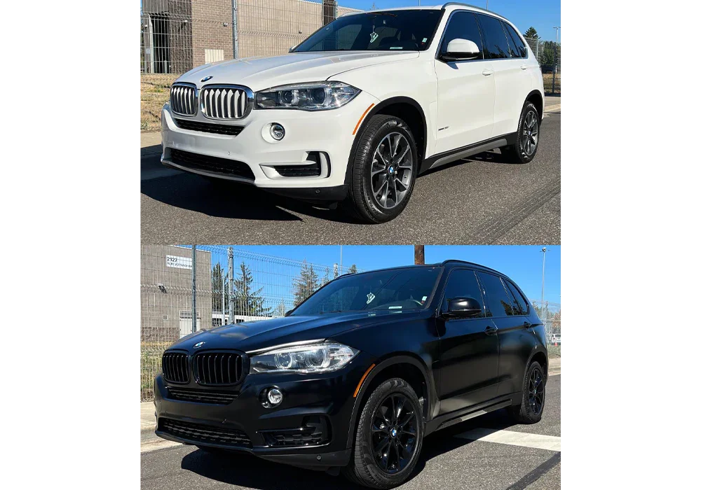 Truly Black Dip on a Bmw X5 — Rose City Dip Coating: DipYourCar Pigments needed for this look: - Truly Black D Color Match