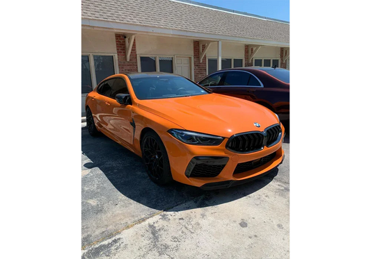 RAL #2008 Bright Red Orange Paint Job: BMW M8 DIY Build Guide