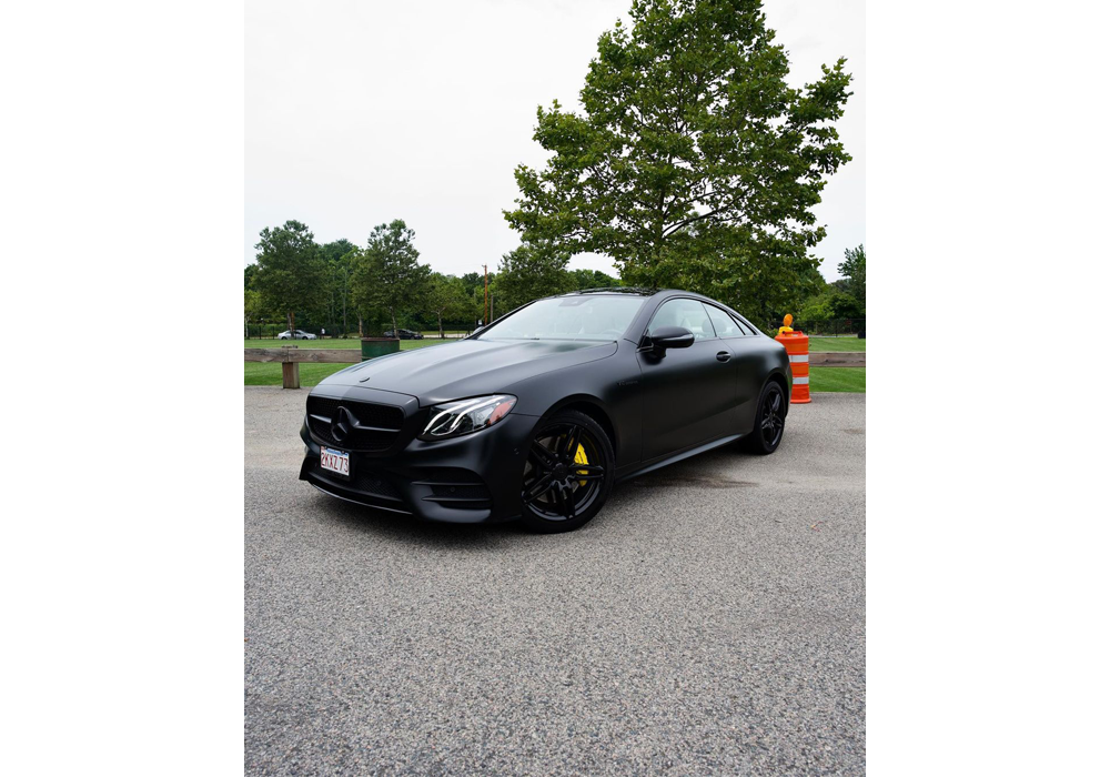 Pitch Black Dip on a Benz E400 — Finest Dips Auto Customs Coating: DipYourCar Dip Armour Pigments needed for this Color Match