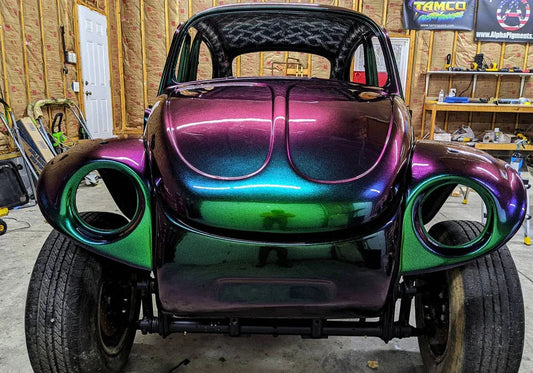 Raven Superflake Paint Job: VW Beetle DIY Build Guide