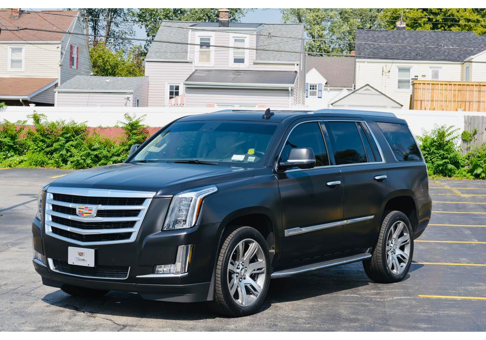 Pitch Black Dip on a Cadillac Escalade — Buffalo Pro Dips Coating: DipYourCar Dip Armour Pigments needed for this look: - Color Match