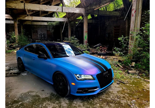 Xenon Colorshift Dip on a Audi — Dip Innovations Coating: DipYourCar Pigments needed for this look: - Xenon Color Color Match