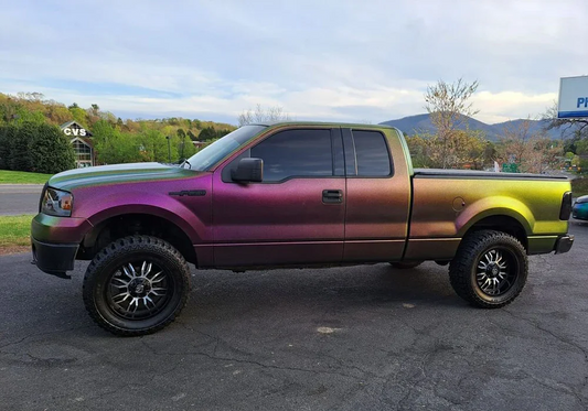 Hades Superflake Dip on a Ford F-150 — Doug Simpson Coating: DipYourCar Pigments needed for this look: - Hades SuperFla Color Match