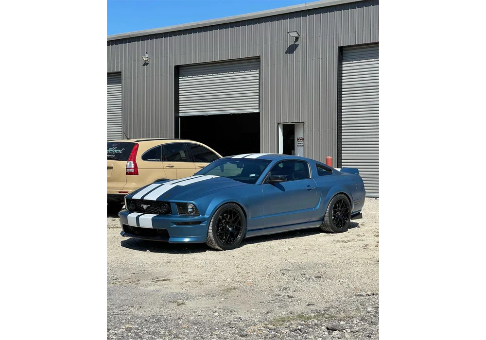 Unreleased Ford Performance Blue Dip on a 2008 Mustang Gt — Justthedipz Coating: DipYourCar Dip Armour Pigments needed for this look: - Unre Color Match