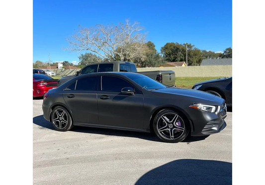 Pitch Black Dip on a Mercedes Benz A220 — Pro Dips LLC Coating: DipYourCar Pigments needed for this look: - Pitch Black Dr Color Match
