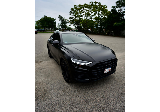 Pitch Black Dip on a Audi Q8 — Finest Dips Auto Customs Coating: DipYourCar Dip Armour Pigments needed for this Color Match