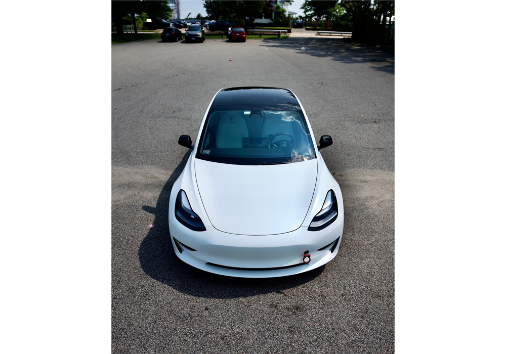 Diamond Blue Dip on a Tesla Model 3 — Finest Dips Auto Customs Coating: DipYourCar Dip Armour Pigments needed for this Color Match