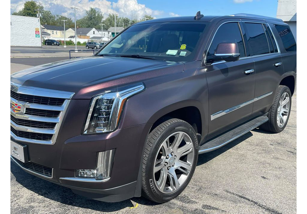 Diamond Red Dip on a Cadillac Escalade — Buffalo Pro Dips Coating: DipYourCar Dip Armour Pigments needed for this look: - Color Match