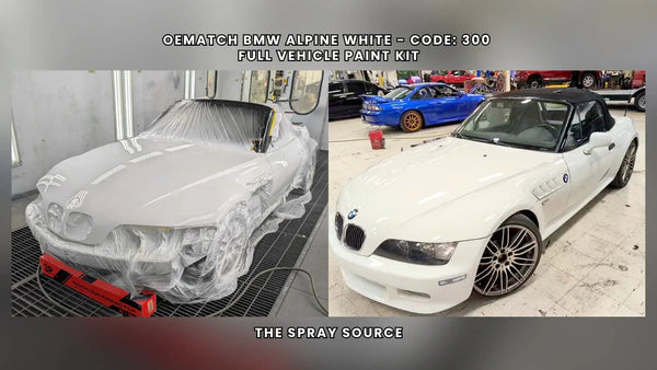 BMW Alpine White 300 Paint Job:  DIY Build Guide