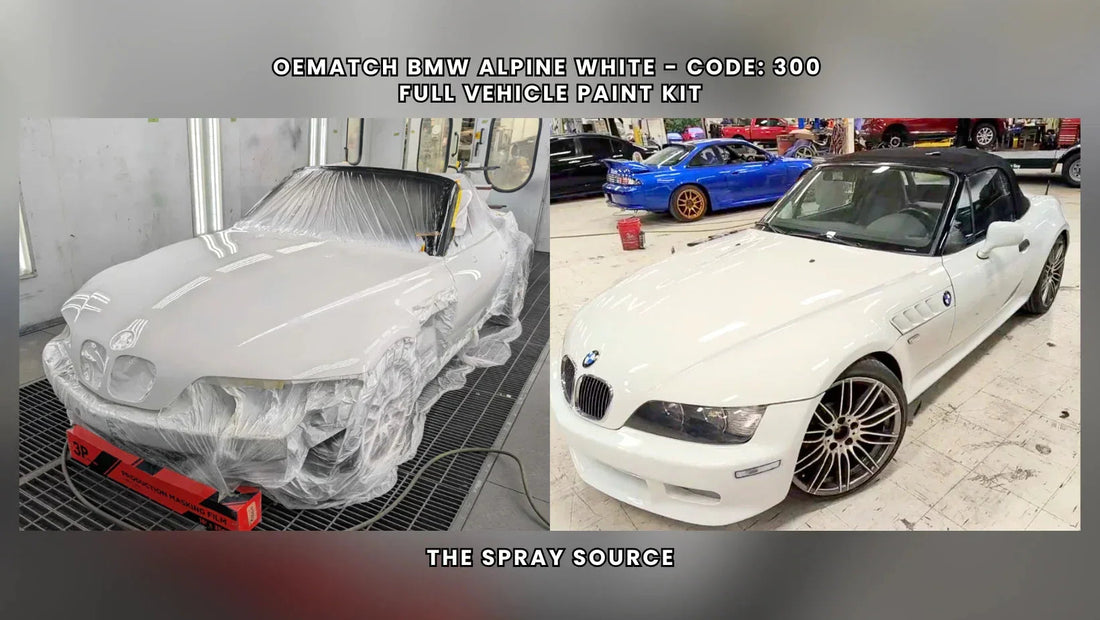BMW Alpine White 300 Repainted Right — Rogue Enterprises x The Spray Source