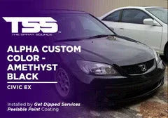 Alpha Custom Color - Amethyst Black on Civic Ex