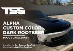 ALPHA CUSTOM COLOR - DARK ROOTBEER | AUTOFLEX COATINGS | DODGE CHALLENGER - The Spray Source