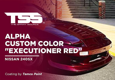 ALPHA CUSTOM COLOR "EXECUTIONER RED" | TAMCO PAINT | NISSAN 240SX