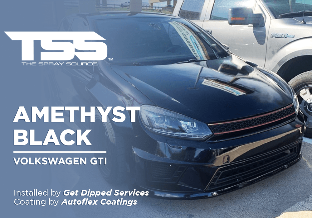 AMETHYST BLACK | AUTOFLEX COATINGS | VOLKSWAGEN GTI - The Spray Source