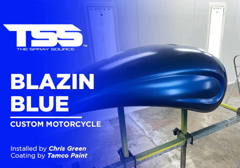 BLAZIN BLUE | TAMCO PAINT | CUSTOM MOTORCYCLE - The Spray Source