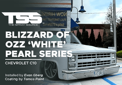 BLIZZARD OF OZZ ‘WHITE’ PEARL SERIES  | TAMCO PAINT | CHEVROLET C10