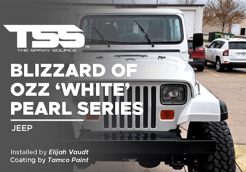 Blizzard Of Ozz ‘White’ Pearl Series on Jeep 