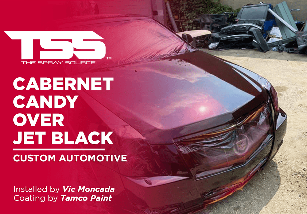 CABERNET CANDY OVER JET BLACK | TAMCO PAINT | CUSTOM AUTOMOTIVE - The Spray Source