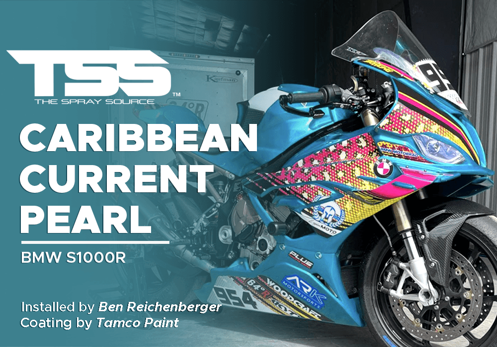 Caribbean Current Pearl on BMW S1000R