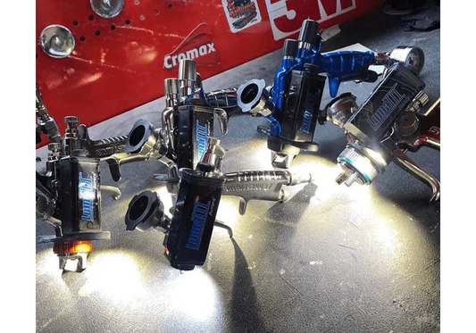 COMPATIBLE SPRAY GUNS FOR LUMA III AURORA LED SPRAY GUN LIGHT ATTACHMENT - The Spray Source