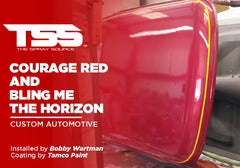COURAGE RED AND BLING ME THE HORIZON | TAMCO PAINT | CUSTOM AUTOMOTIVE