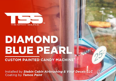 DIAMOND BLUE PEARL | TAMCO | CUSTOM PAINTED CANDY MACHINE