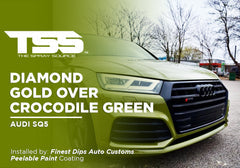 Diamond Gold over Crocodile Green on Audi Sq5