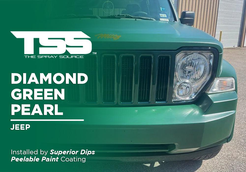 DIAMOND GREEN PEARL | PEELABLE PAINT | JEEP - The Spray Source