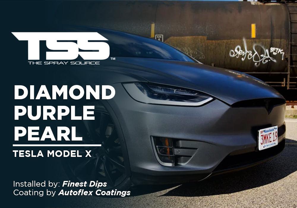 DIAMOND PURPLE PEARL | AUTOFLEX COATINGS | TESLA MODEL X - The Spray Source